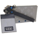 LOUIS VUITTON Monogram Satellite Alpha Pouch Silver M44178 LV Auth 66459SA-1