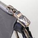 LOUIS VUITTON Monogram Satellite Alpha Pouch Silver M44178 LV Auth 66459SAM-17