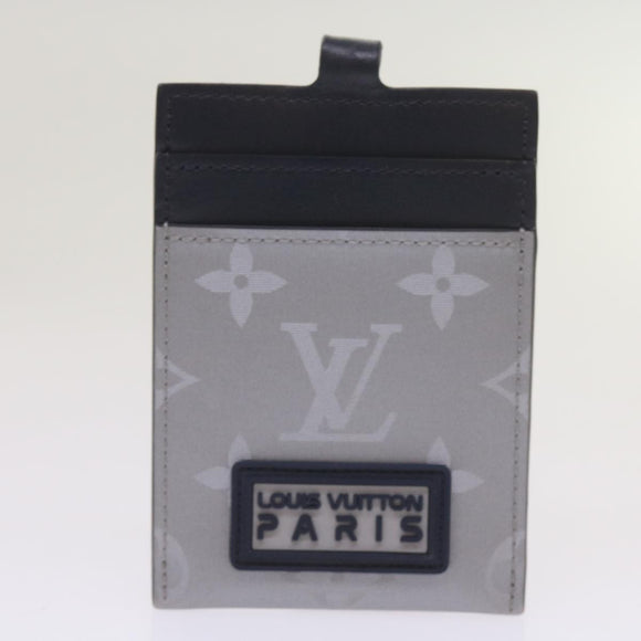 LOUIS VUITTON Monogram Satellite Alpha Pouch Silver M44178 LV Auth 66459SAM
