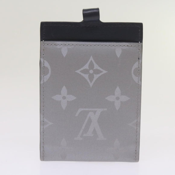 LOUIS VUITTON Monogram Satellite Alpha Pouch Silver M44178 LV Auth 66459SAM