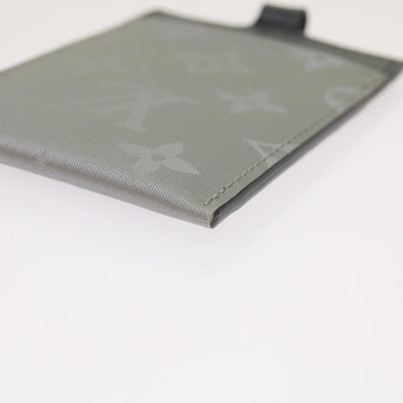 LOUIS VUITTON Monogram Satellite Alpha Pouch Silver M44178 LV Auth 66459SAM