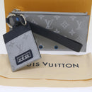 LOUIS VUITTON Monogram Satellite Alpha Pouch Silver M44178 LV Auth 66459SAM-12