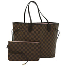 LOUIS VUITTON Damier Ebene Neverfull MM Tote Bag N51105 LV Auth 66484SA-1
