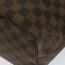 LOUIS VUITTON Damier Ebene Neverfull MM Tote Bag N51105 LV Auth 66484SA-12