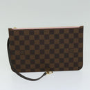 LOUIS VUITTON Damier Ebene Neverfull MM Tote Bag N51105 LV Auth 66484SA-21