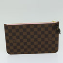 LOUIS VUITTON Damier Ebene Neverfull MM Tote Bag N51105 LV Auth 66484SA-22