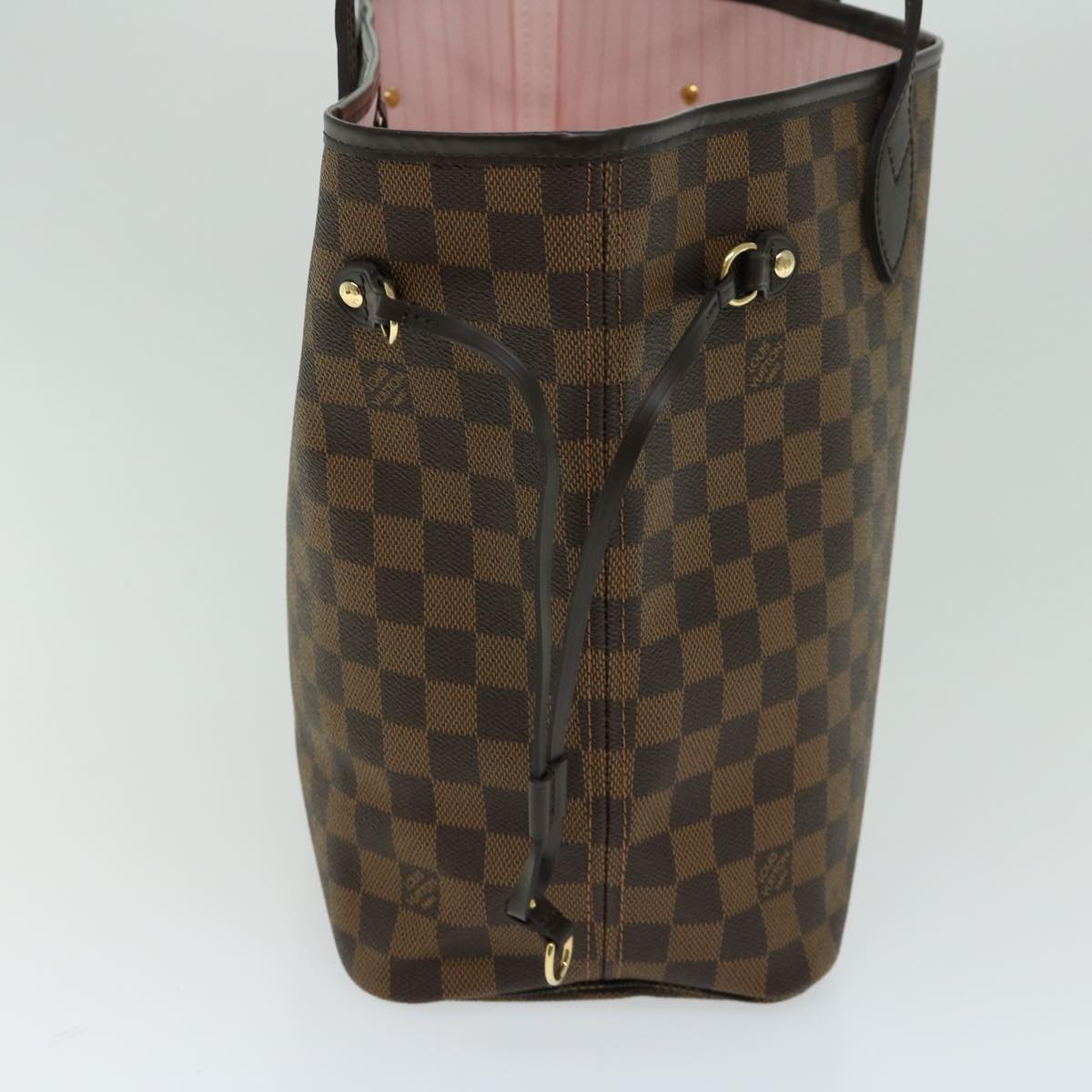 LOUIS VUITTON Damier Ebene Neverfull MM Tote Bag N51105 LV Auth 66484SA