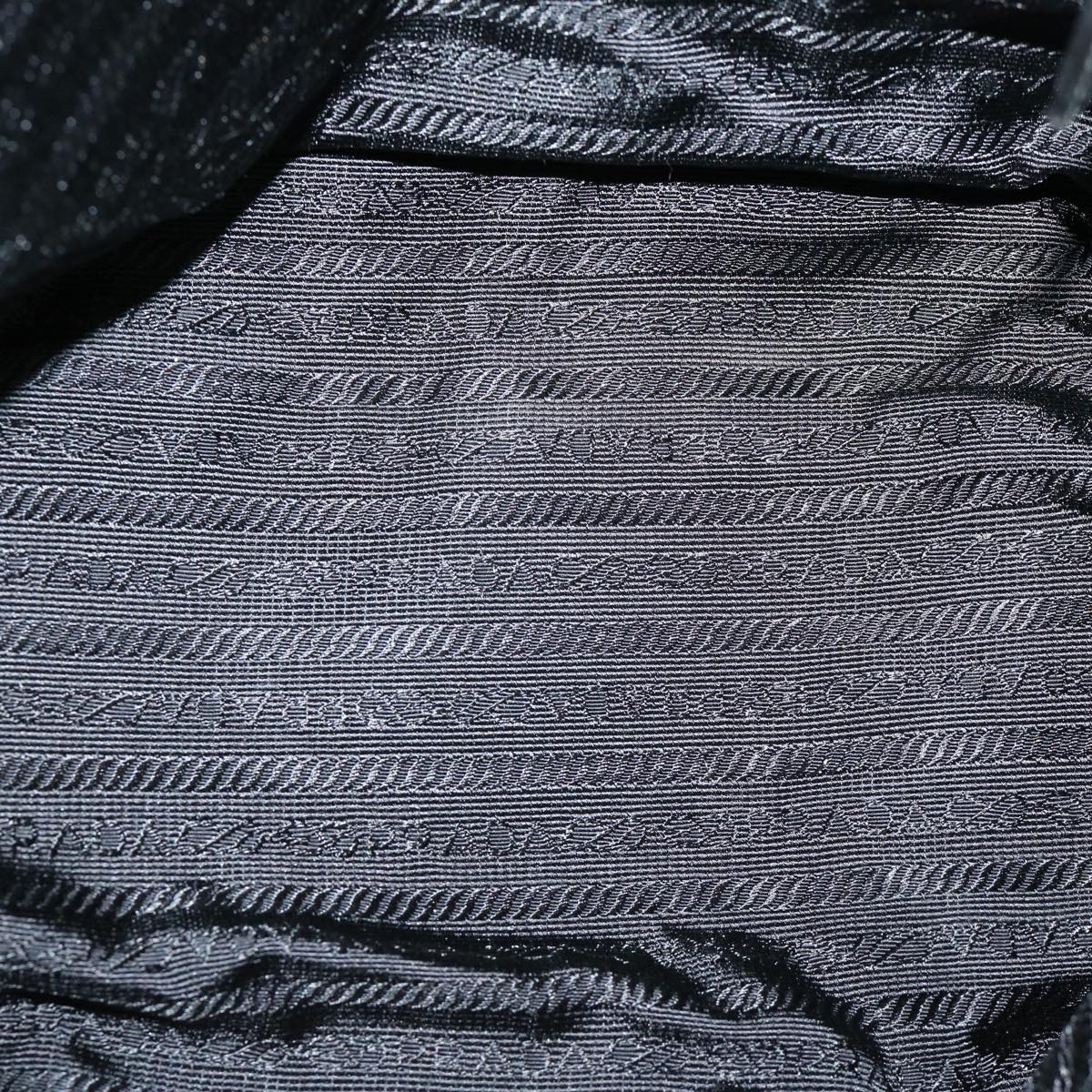 PRADA Chain Shoulder Bag Nylon Khaki Auth 66500
