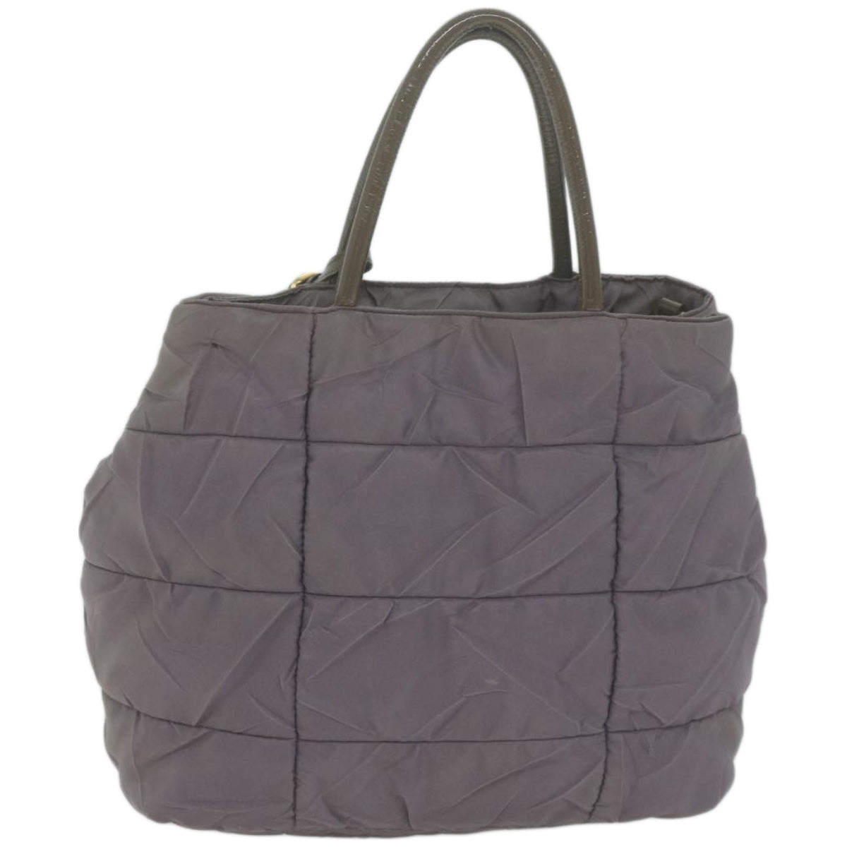 PRADA Hand Bag Nylon Purple Auth 66501 - 0