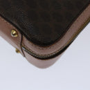 CELINE Macadam Canvas Hand Bag PVC 2way Brown Auth 66506-10