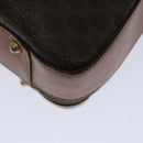 CELINE Macadam Canvas Hand Bag PVC 2way Brown Auth 66506-12