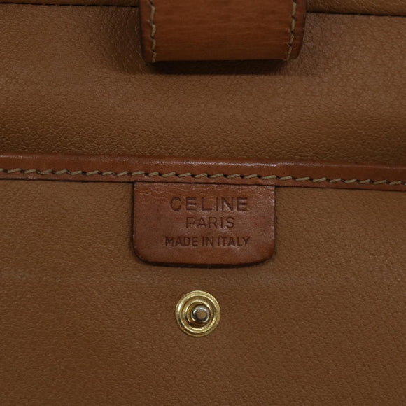 CELINE Macadam Canvas Handtasche PVC 2-Wege Braun Auth 66506