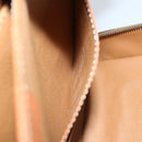 CELINE Macadam Canvas Hand Bag PVC 2way Brown Auth 66506-22