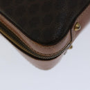CELINE Macadam Canvas Hand Bag PVC 2way Brown Auth 66506-9