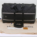 LOUIS VUITTON Eclipse Fragment Keepall Bandouliere 45 Bag M43278 LV Auth 66508S-12
