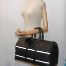 LOUIS VUITTON Eclipse Fragment Keepall Bandouliere 45 Bag M43278 LV Auth 66508S-27