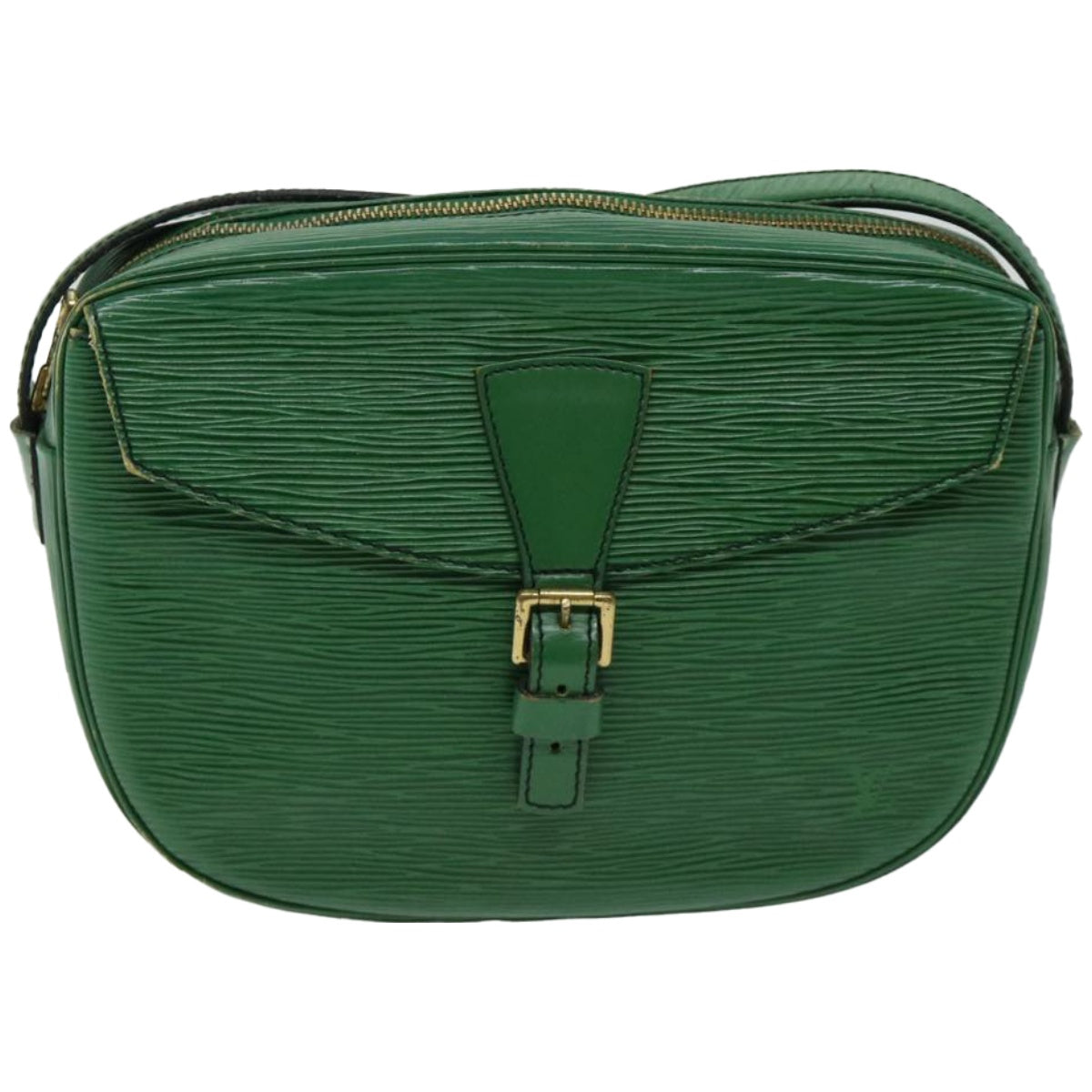 LOUIS VUITTON Epi Jeune Fille MM Shoulder Bag Green M52154 LV Auth 66524 - 0