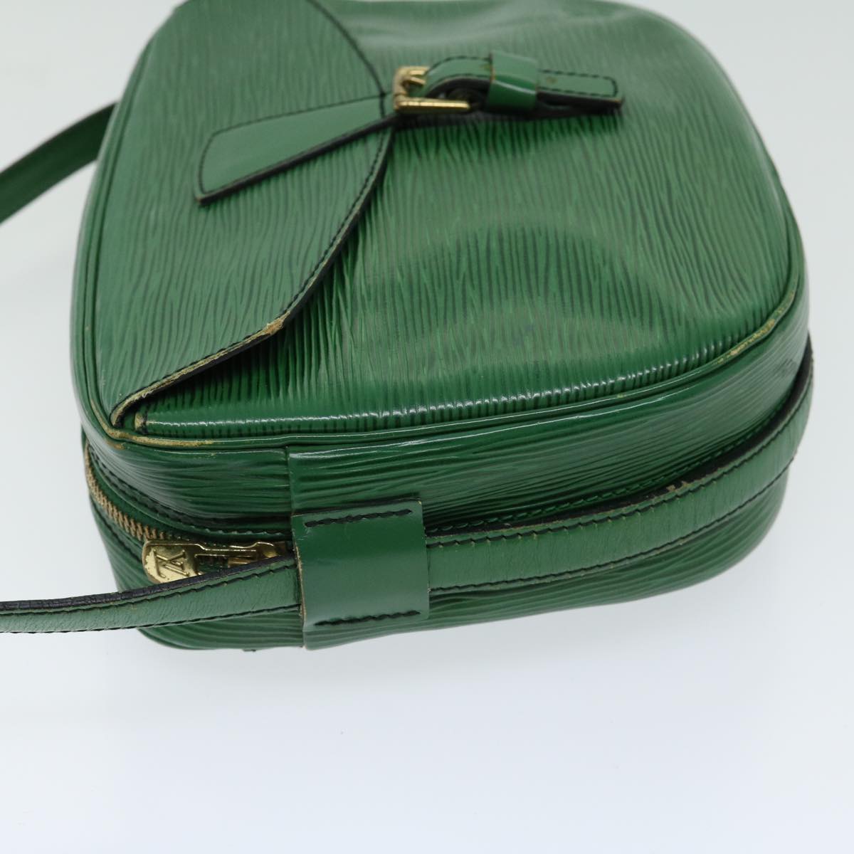 LOUIS VUITTON Epi Jeune Fille MM Shoulder Bag Green M52154 LV Auth 66524