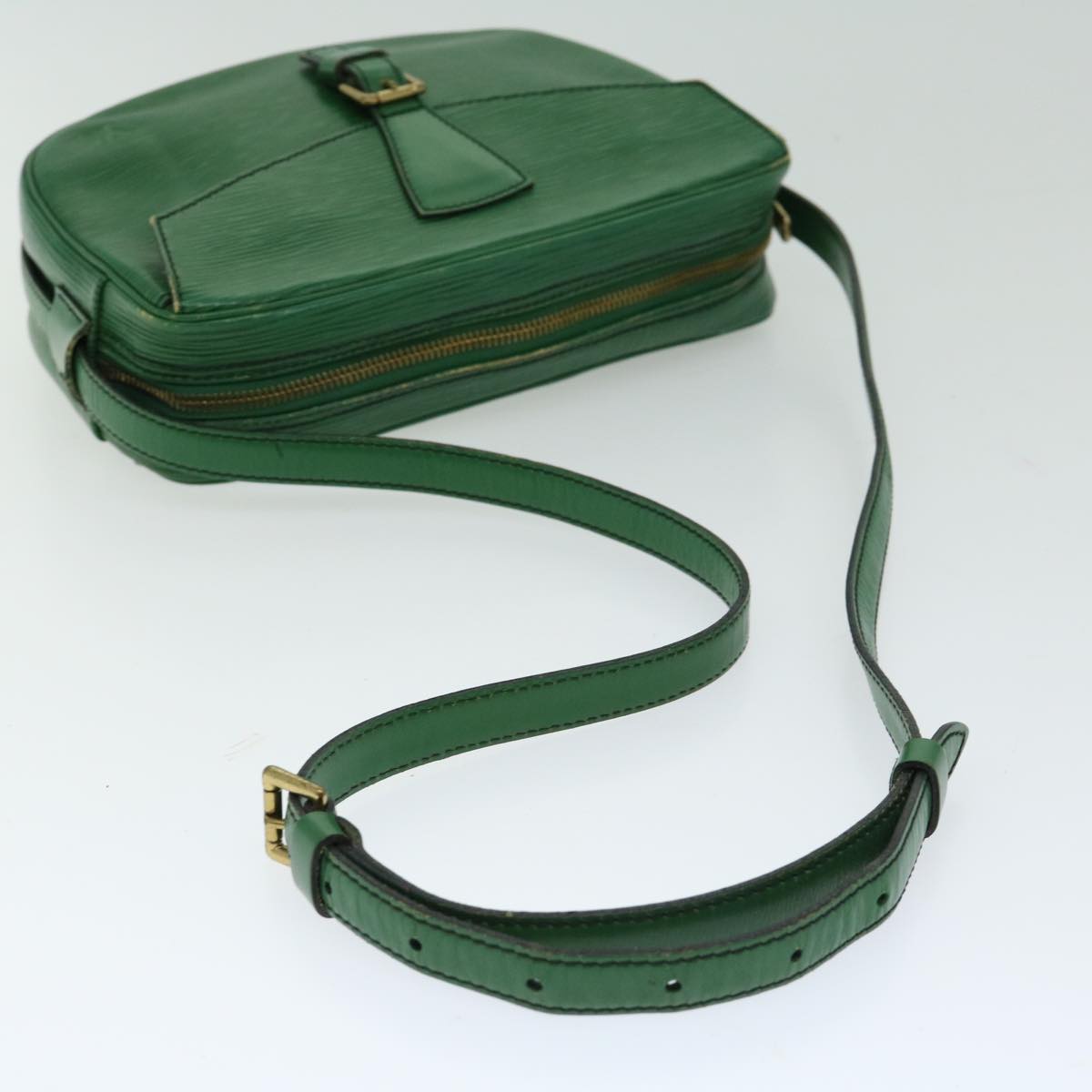 LOUIS VUITTON Epi Jeune Fille MM Shoulder Bag Green M52154 LV Auth 66524