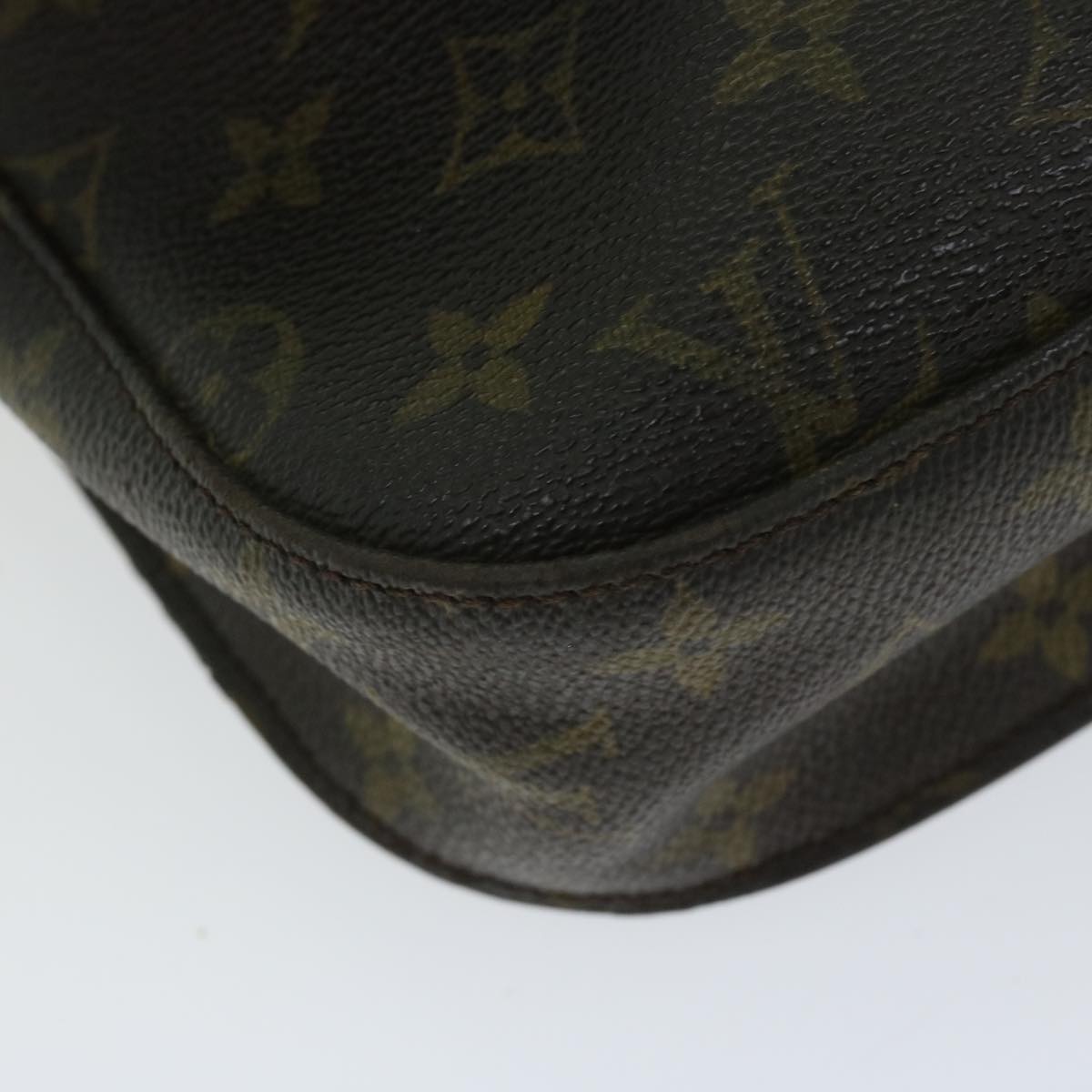 LOUIS VUITTON Monogram Saint Cloud GM Shoulder Bag Vintage M51242 LV Auth 66527