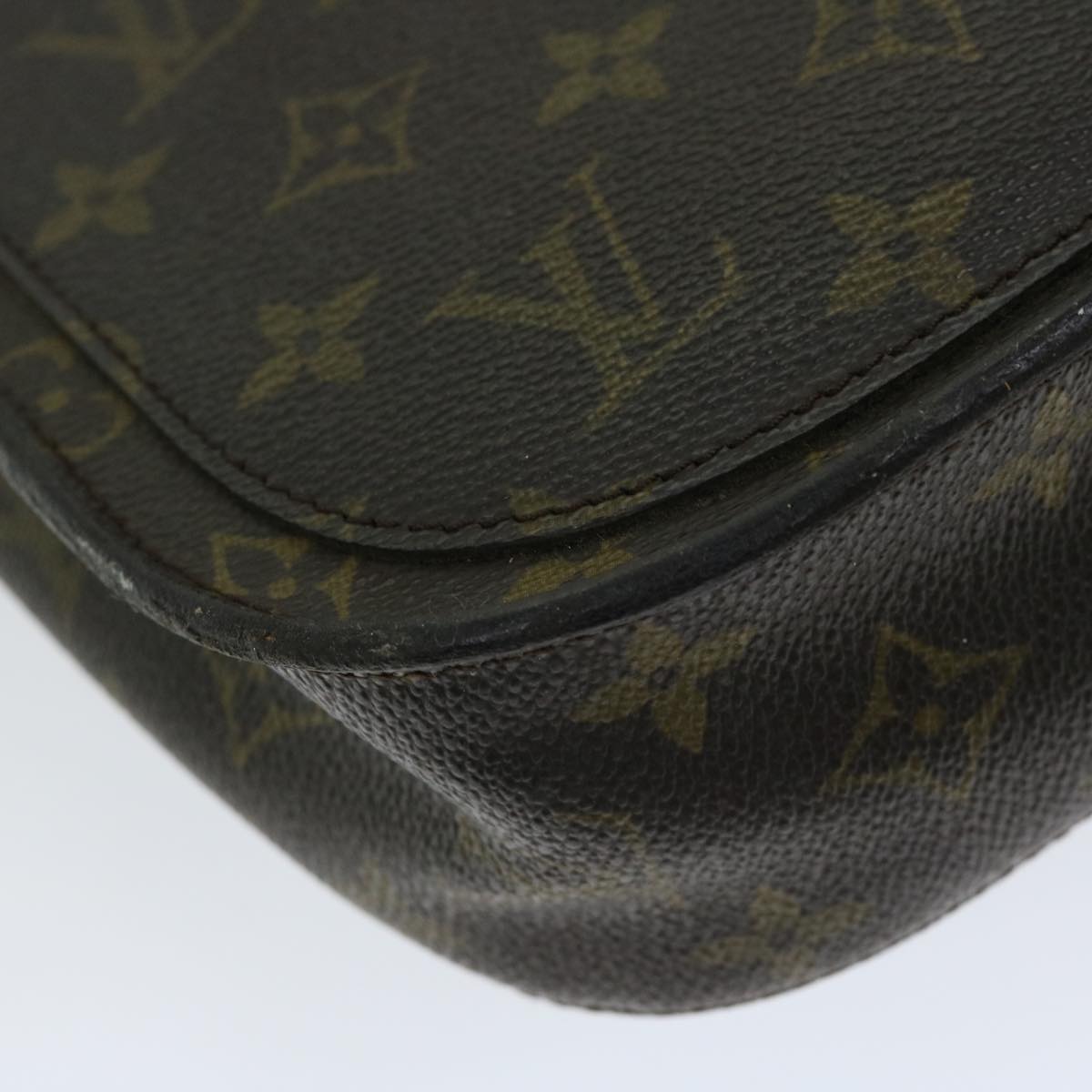 LOUIS VUITTON Monogram Saint Cloud GM Shoulder Bag Vintage M51242 LV Auth 66527