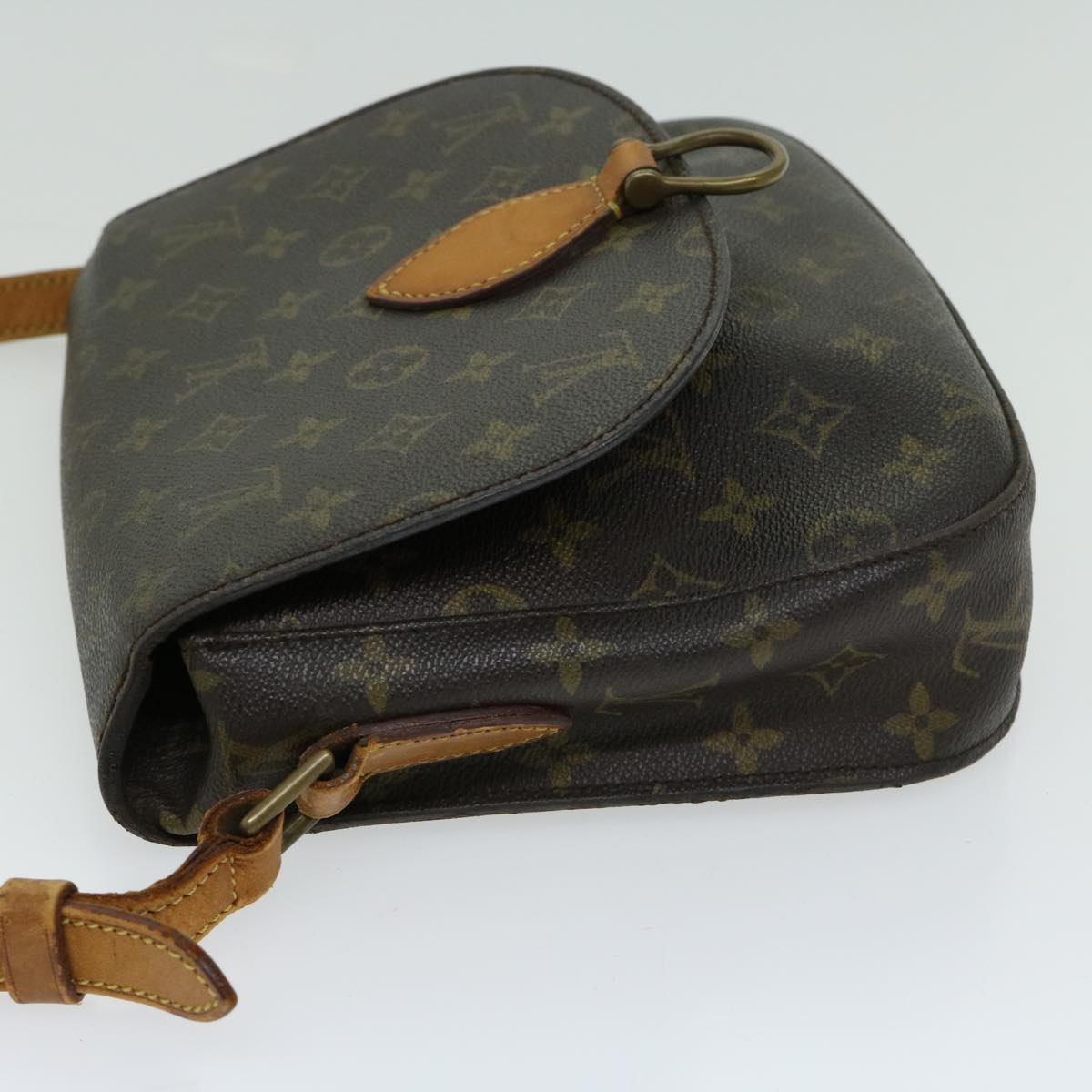 LOUIS VUITTON Monogram Saint Cloud GM Shoulder Bag Vintage M51242 LV Auth 66527