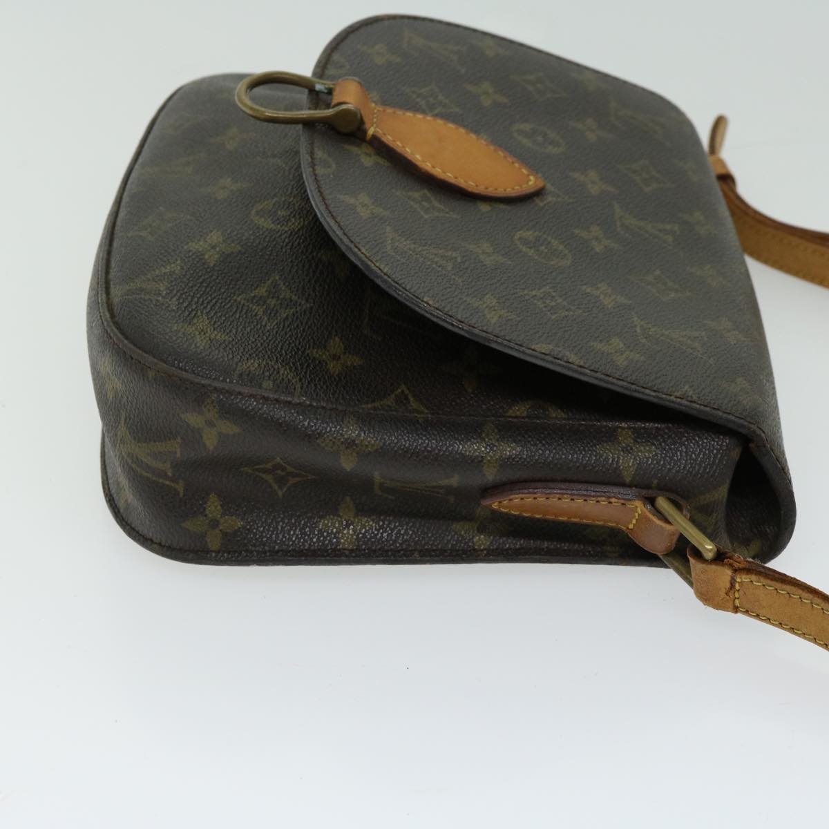 LOUIS VUITTON Monogram Saint Cloud GM Shoulder Bag Vintage M51242 LV Auth 66527