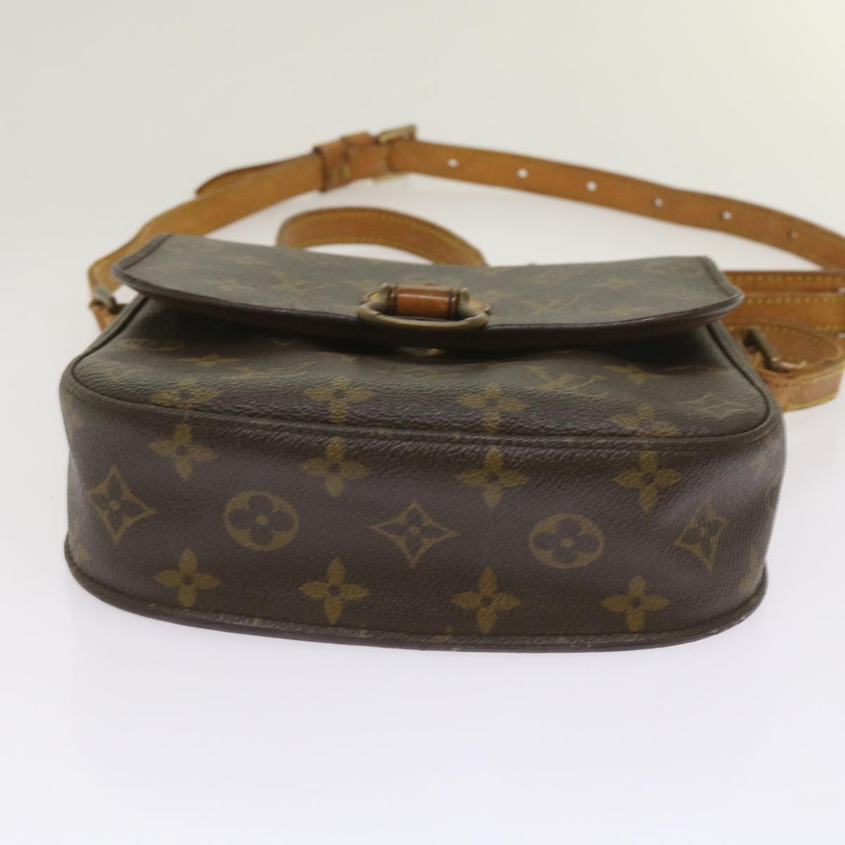 LOUIS VUITTON Monogram Saint Cloud MM Shoulder Bag M51243 LV Auth 66528