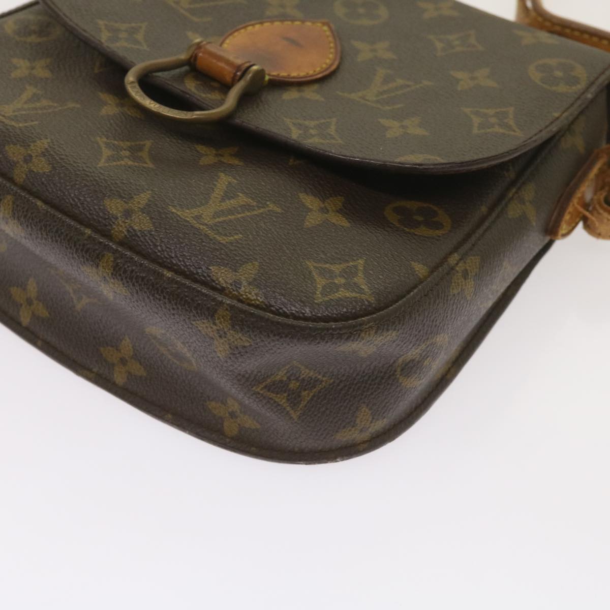 LOUIS VUITTON Monogram Saint Cloud MM Shoulder Bag M51243 LV Auth 66528