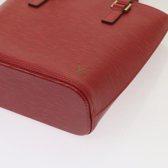 LOUIS VUITTON Epi Vavin PM Tote Bag SPO 2way Red LV Auth 66533SAV