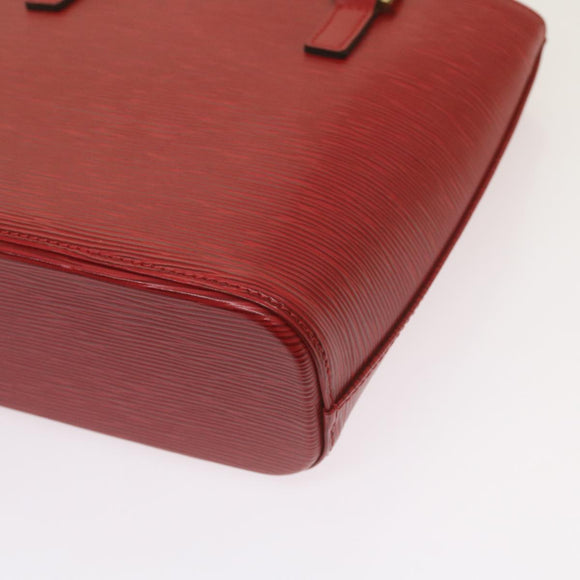LOUIS VUITTON Epi Vavin PM Tote Bag SPO 2way Red LV Auth 66533SAV