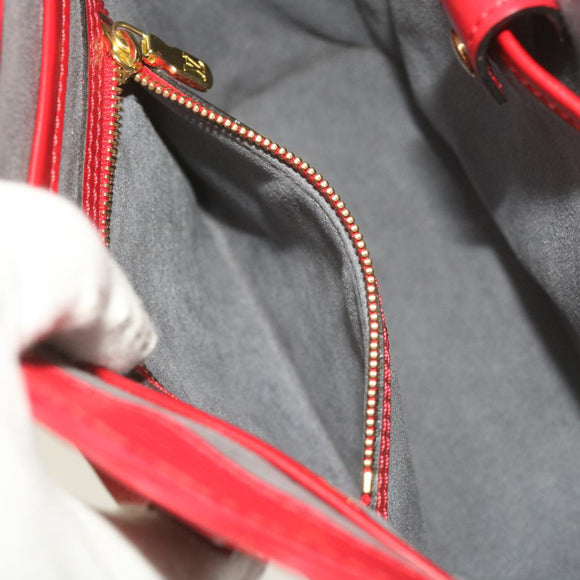 LOUIS VUITTON Epi Vavin PM Tote Bag SPO 2way Red LV Auth 66533SAV