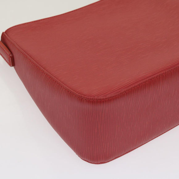 LOUIS VUITTON Epi Looping MM Shoulder Bag SPO Red LV Auth 66534SAV