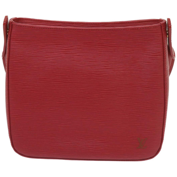 LOUIS VUITTON Epi Looping MM Shoulder Bag SPO Red LV Auth 66534SAV