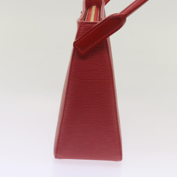 LOUIS VUITTON Epi Looping MM Shoulder Bag SPO Red LV Auth 66534SAV
