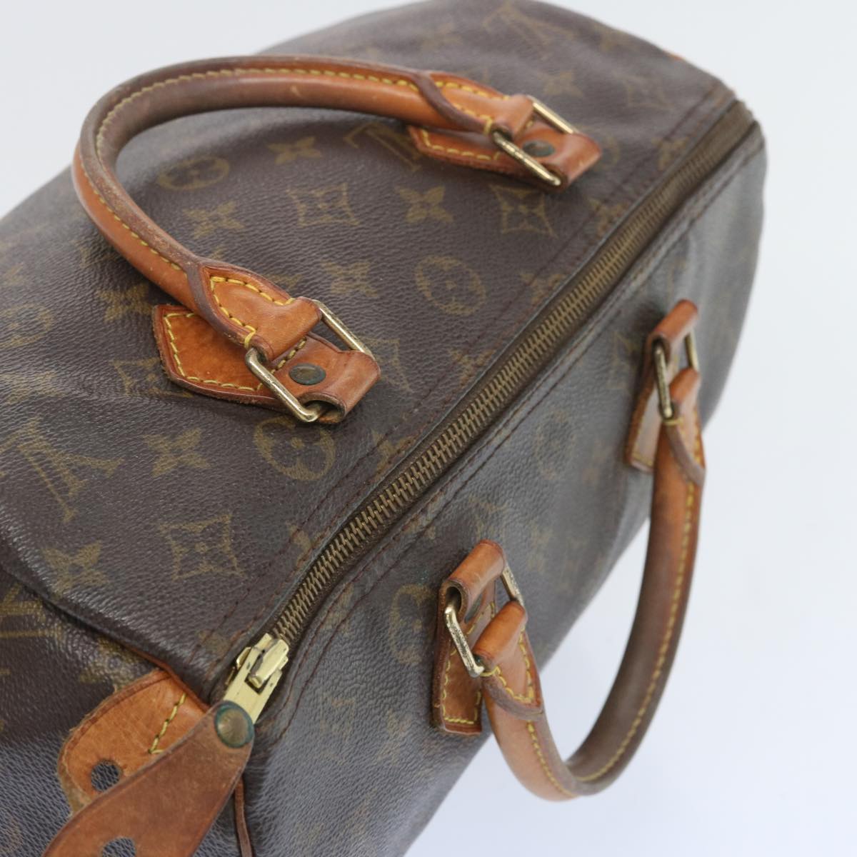 LOUIS VUITTON Monogram Speedy 30 Hand Bag M41526 LV Auth 66566