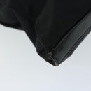 GUCCI Bamboo Hand Bag Nylon 2way Black 001 1095 1878 Auth 66621-12