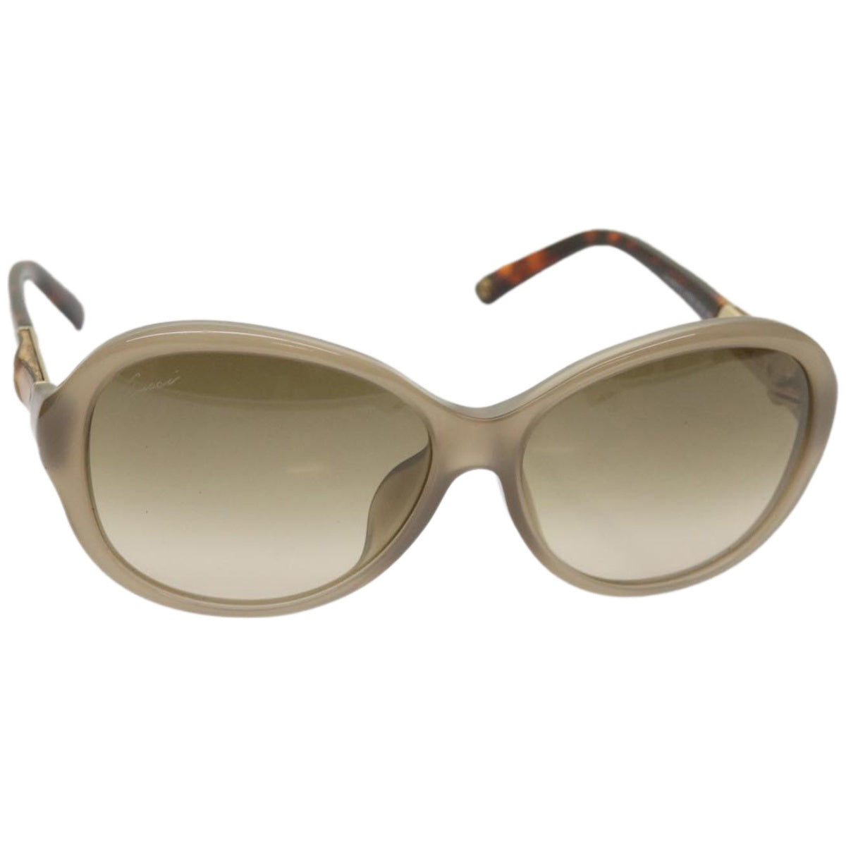 GUCCI Bamboo Sunglasses plastic Brown Auth 66637