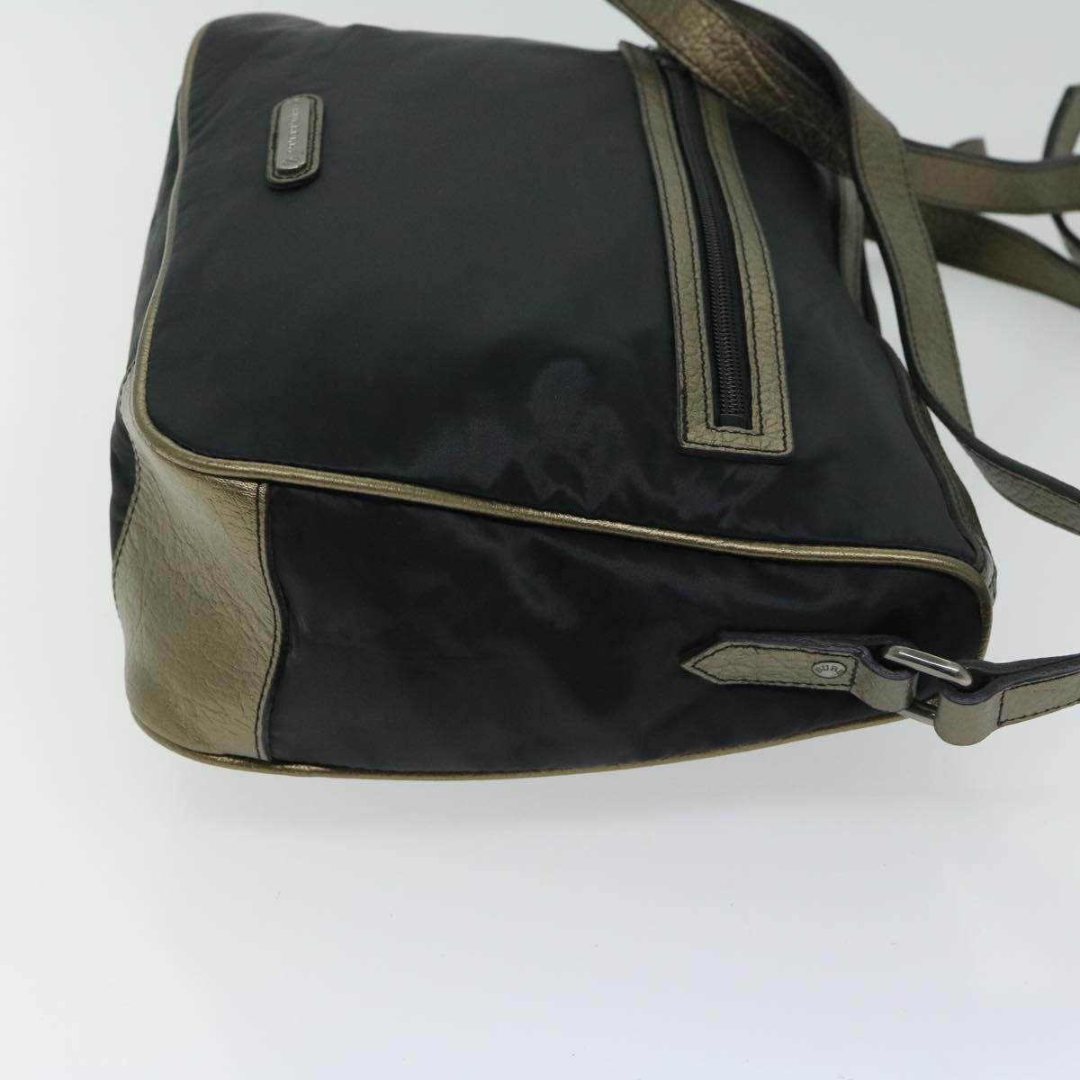 BURBERRY Shoulder Bag Nylon Black Auth 66638