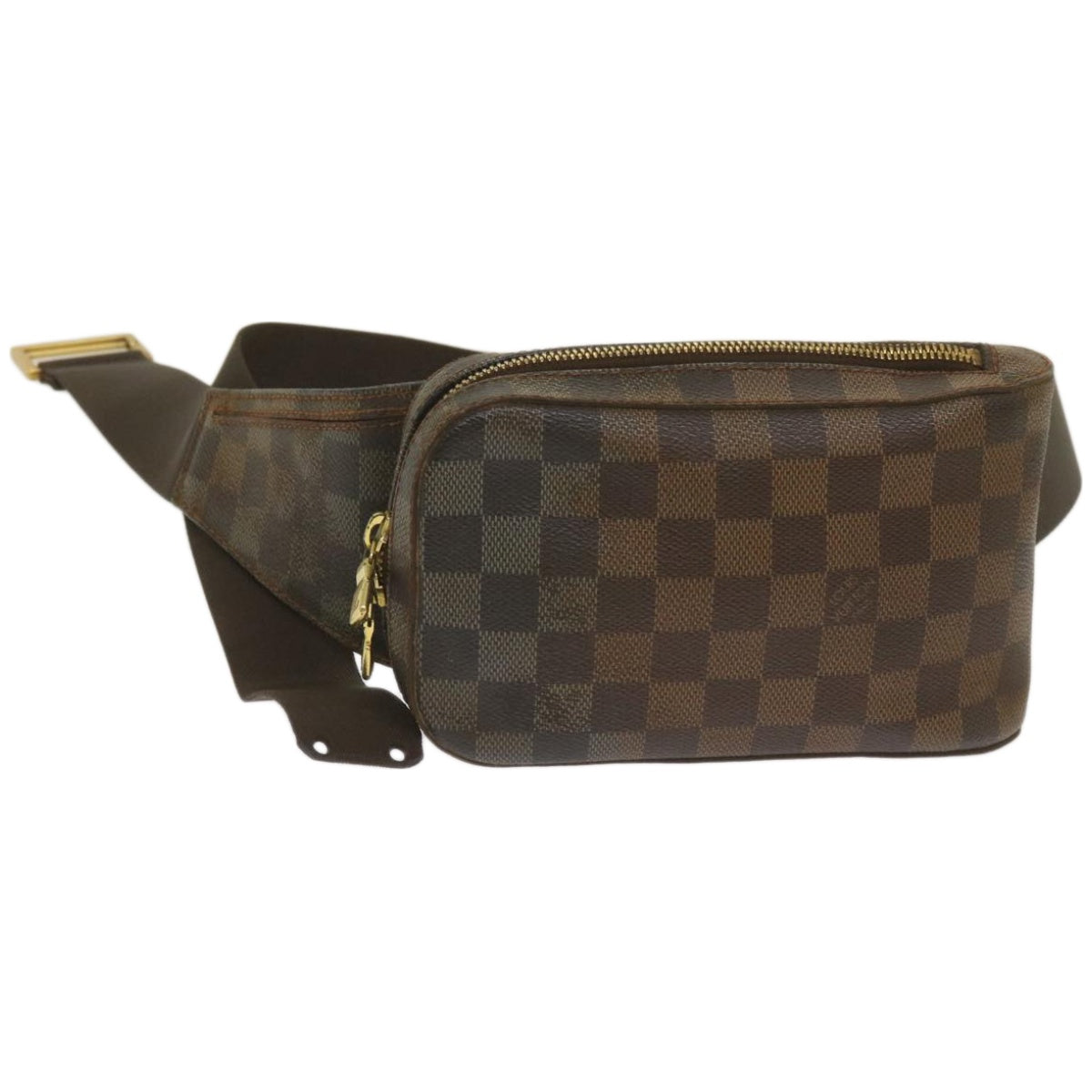 LOUIS VUITTON Damier Ebene Geronimos Shoulder Bag N51994 LV Auth 66653