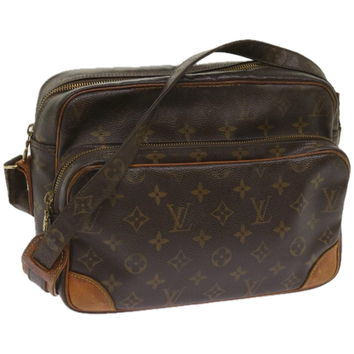 LOUIS VUITTON Monogram Nile Shoulder Bag M45244 LV Auth 66665