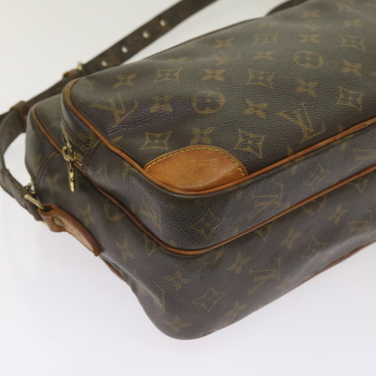 LOUIS VUITTON Monogram Nile Shoulder Bag M45244 LV Auth 66665