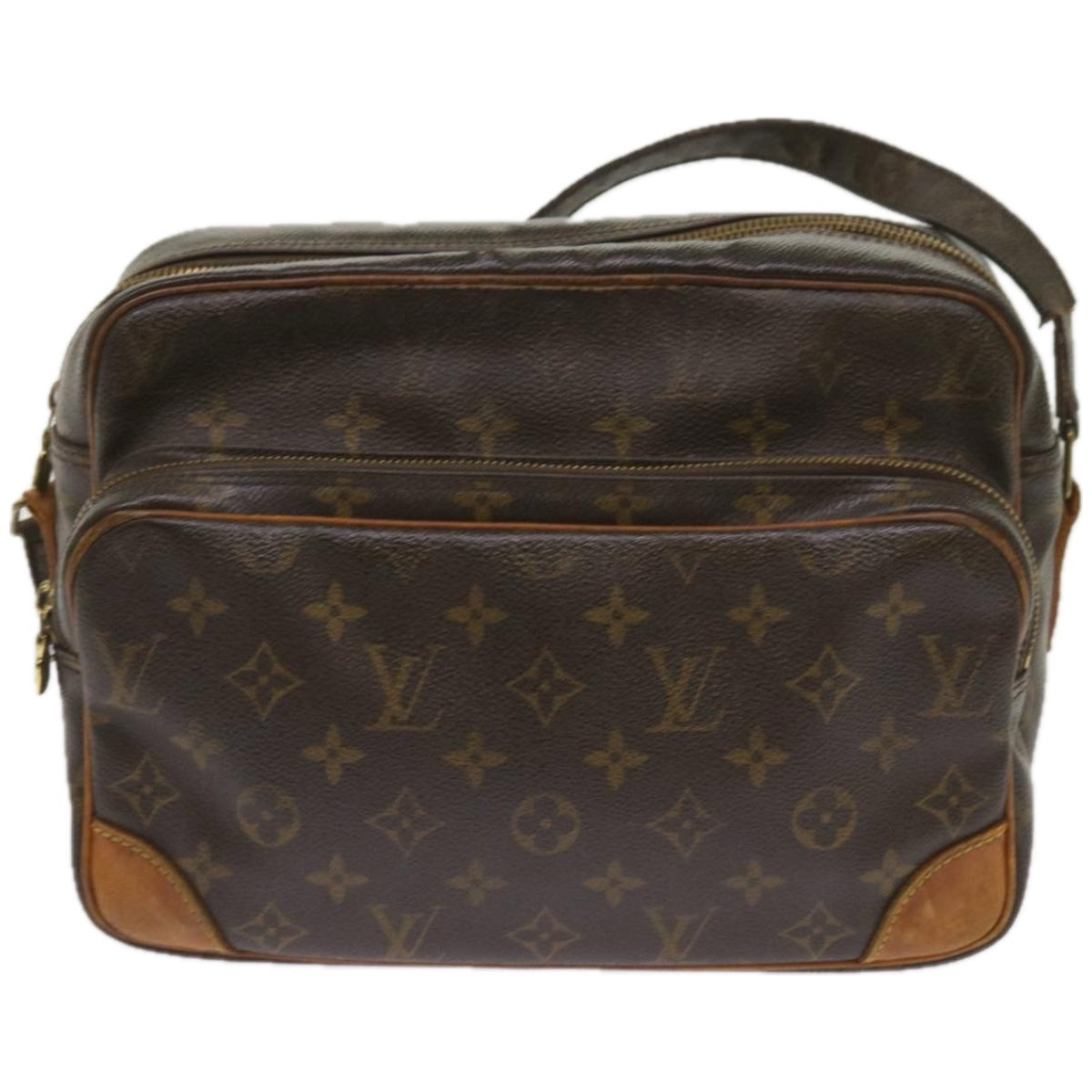 LOUIS VUITTON Monogram Nile Shoulder Bag M45244 LV Auth 66665