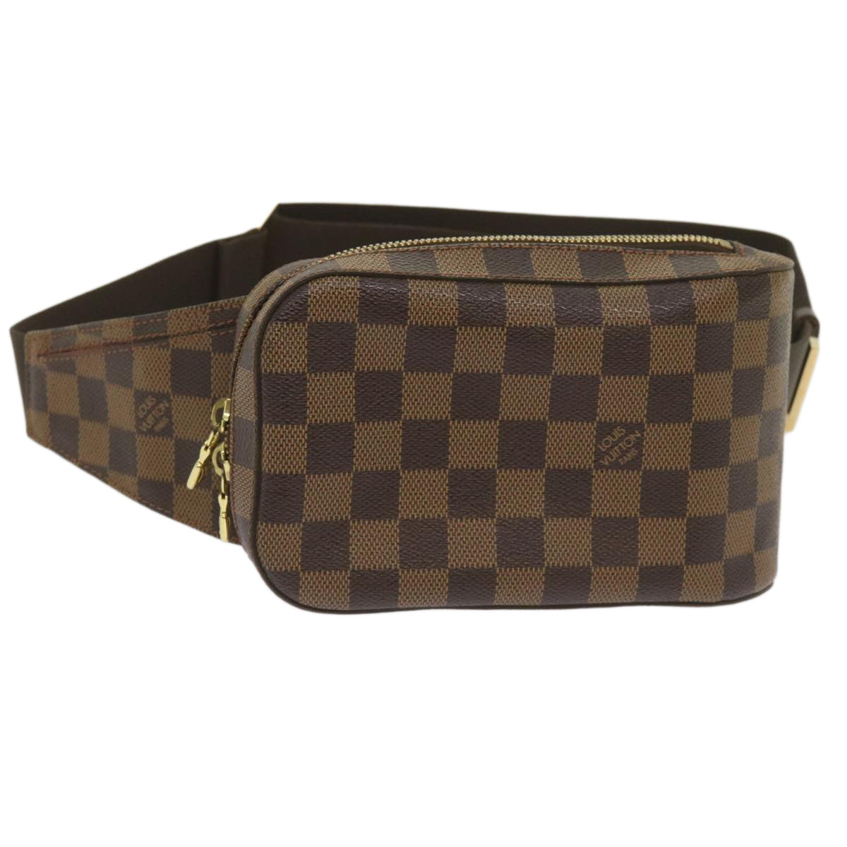 LOUIS VUITTON Damier Ebene Geronimos Shoulder Bag N51994 LV Auth 66694