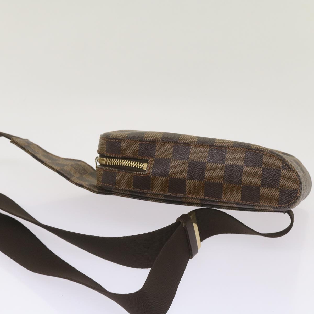 LOUIS VUITTON Damier Ebene Geronimos Shoulder Bag N51994 LV Auth 66694