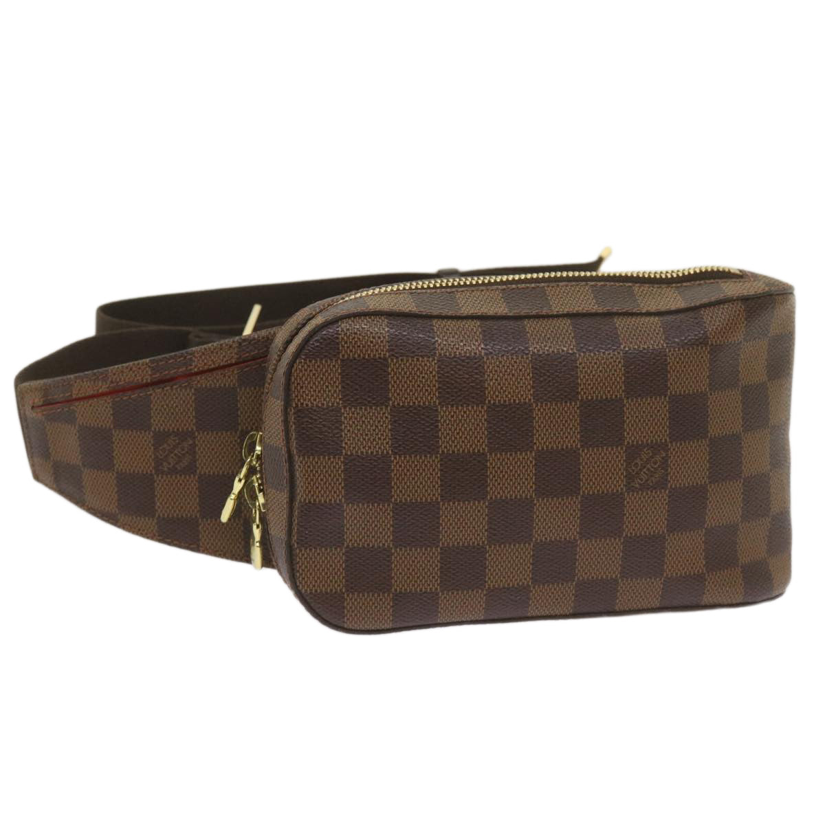 LOUIS VUITTON Damier Ebene Geronimos Shoulder Bag N51994 LV Auth 66695