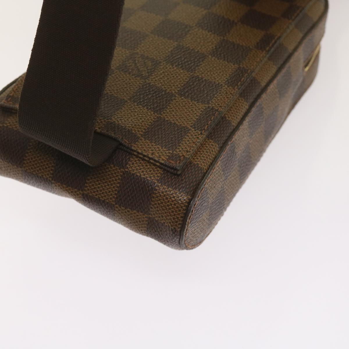 LOUIS VUITTON Damier Ebene Geronimos Shoulder Bag N51994 LV Auth 66695