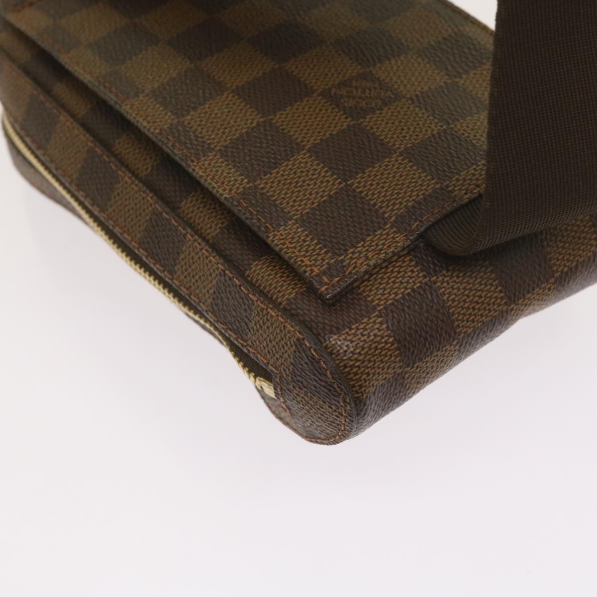 LOUIS VUITTON Damier Ebene Geronimos Shoulder Bag N51994 LV Auth 66695