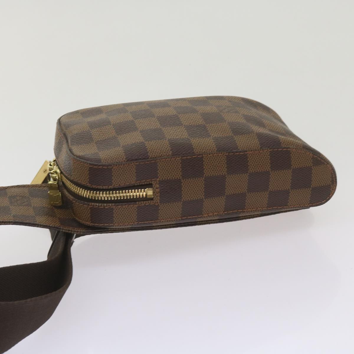 LOUIS VUITTON Damier Ebene Geronimos Shoulder Bag N51994 LV Auth 66695