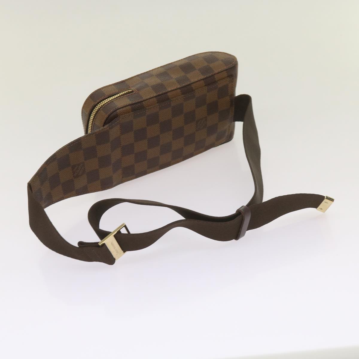 LOUIS VUITTON Damier Ebene Geronimos Shoulder Bag N51994 LV Auth 66695